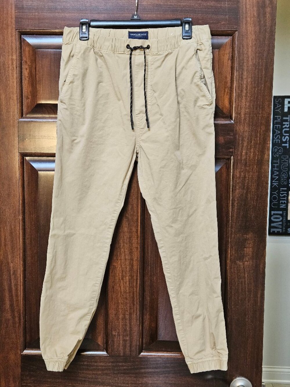 American Eagle Men's Joggers, Khaki, Sz Small
